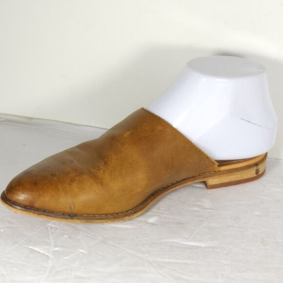 Frye women's Fenn US 7M Brown Leather Slip On Flat Mules Shoes - Picture 7 of 16